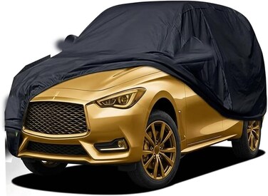 Car Cover for Chery Tiggo 3X, Outdoor All Weather Full Car Cover Sunscreen Dust Resistant Windproof Waterproof