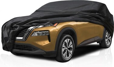 Waterproof Car Cover Compatible with Nissan Maxima 2002-2024 210T All Weather Snow, Dust, Hail, Rain, Car Cover with Reflective Strips&amp;Safety Lock for Snow Rain Dust UV Protection