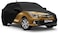 Car Body Cover for Toyota Glanza Cruiser Hyryder Cover Waterproof Uvray Dust Outdoor Parking Protection Design with Mirror Pocket Buckle Hook Full Elastic Better Fitting for All Urban Cruiser Hyryder