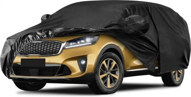 Waterproof Car Cover Replace for 2009-2022 2023 Kia Sorento, 6 Layers All Weather Custom-Fit Outdoor Full Car Covers with Zipper Door for Snow Rain Dust Hail Protection (Sorento)