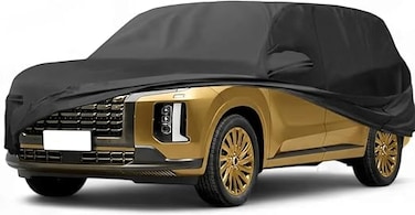 Car Cover for Hyundai Palisade, 190T-PU Car Cover All Weather Outdoor Full Exterior Cover