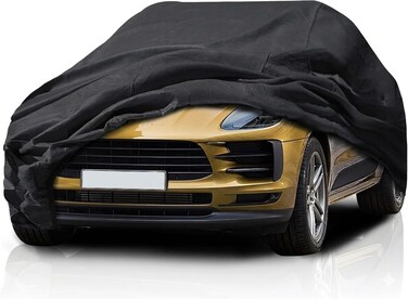 Waterproof Car Covers Compatible with 2013-2024 Porsche Macan MultiLayers All Weather Custom-fit Car Cover fot Snow Rain Dust Hail Protection