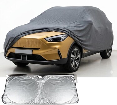 Car Cover for Changan UNI-K, Outdoor All Weather Full Car Cover Sunscreen Dust Resistant Windproof Waterproof with sunscreen sheild
