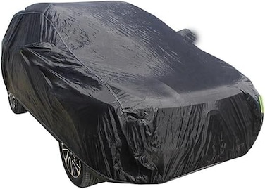 All Weather Premium 6-Layers Protective Car Cover 210T Compatible with Land Rover Defender 110 &amp; Station Box (4 Doors) - Left Driver Side Door Zipper, Security Lock and Mirror Pockets