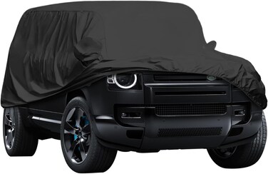 6 Layer Car Cover for Land Rover Defender Car Cover Waterproof All Weather 210T Windproof Custom Fit for Land Rover Defender 110 4-Door 2020-2023