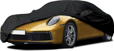 Layer Luxury Car Cover for Porsche 911 2005&ndash;2025 &ndash; Waterproof, All-Weather Protection with Zippered Door &amp; Windproof Straps &ndash; Custom Fit for Carrera, Turbo, GT3 &amp; Targa