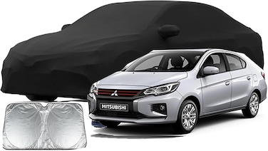 Premium Protective Car Body Cover For Mitsubishi Attrage &amp; sunscreen sheild