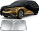 Upgrade Car Cover Custom Fit for Acura ZDX 2024 2025, Waterproof All Weather for Automobiles, Full Exterior Cover Rain Snow Sun Protector Indoor Outdoor Car Cover with sunscreen sheild