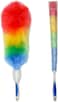 Feather Duster 62cm Washable Duster with Plastic Protective Shell Retractable and Bendable Duster Color Chicken Dust Removal Household Car Microfiber Duster PACK OF 2