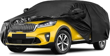 Waterproof Car Cover Replace for 2009-2022 2023 Kia Sorento, 6 Layers All Weather Custom-Fit Outdoor Full Car Covers with Zipper Door for Snow Rain Dust Hail Protection (Sorento)