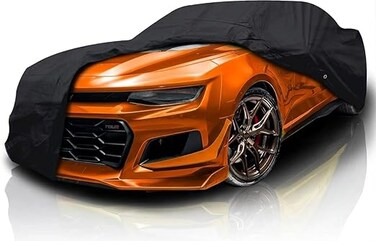 Layer Car Cover for Chevrolet Camaro 2010&ndash;2025 &ndash; Waterproof, Windproof, UV &amp; Hail Protection &ndash; All-Weather Outdoor/Indoor Fit