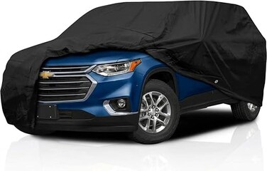 Layer Car Cover for Chevrolet Traverse 2009&ndash;2025 &ndash; Waterproof, Windproof, UV &amp; Hail Protection &ndash; All-Weather Outdoor/Indoor Fit