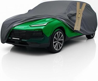 ayer Luxury Car Cover for Jetour Dashing 2023&ndash;2025 &ndash; Waterproof, All-Weather Protection with Zippered Door &amp; Windproof Straps &ndash; Custom Fit for Jetour Mid-Size SUV