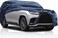 Luxury Car Cover for 8-Layer Waterproof All-Weather Custom Fit Outdoor &amp; Indoor Protection with Driver Zipper &amp; Windproof Bands &ndash; Titanium Smoke Grey (LX570 / LX600 / Land Cruiser)