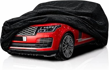 Waterproof Car Covers Replace for 2008-2024 Land Rover Range Rover LWB, 6 Layers All Weather Custom-fit Car Cover with Left&amp;Trunk Zipper Door &amp; for Snow Rain Dust Hail Protection
