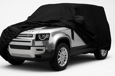 Waterproof Car Cover Replace for 2020-2025 Land Rover Defender 90 2-Door, 6 Layers All Weather Defender 90 Car Covers with Zipper Door for Snow Rain Dust Hail Protection