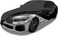 Waterproof Car Cover Compatible for BMW i7 2022-2025 210T 6 Layers All Weather Car Covers with Zipper Door for Snow Rain Dust Hail Protection