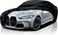 Waterproof Car Cover Compatible for BMW i4 210T MultiLayers All Weather Car Covers with Zipper Door for Snow Rain Dust Hail Protection