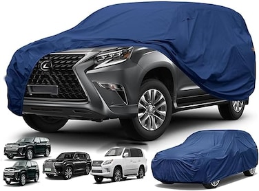 Premium Waterproof Car Cover for 2008-2025 Lexus Car Cover LX570 / LX600 / LC200 / LC300 Land Cruiser Cover &ndash; 6 Layer. Scratch-Proof, UV Protection, Driver Zipper Doors, Windproof
