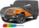 Waterproof Car Cover for Jeep Wrangler JK JL 4 Door All Weather Protection Waterproof Sun Rain Dust Wind Snow Protection with Driver Door Zipper cleaning duster