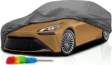 Car Cover All Weather Protection Sun UV Dust Rain Snow Hail Waterproof Car Cover (Toyota Corolla 2008-2025) All-Weather Protection   Waterproof, Hail Proof   Full Vehicle Cover cleaning duster