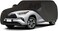 Full Car Cover Custom Fit for Toyota Highlander 2007-2025, Waterproof Full Exterior Outdoor Cover with Zipper Door Cotton Lining Sun Rain Snow Dust Protection with sunscreen shield