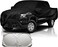 Truck Cover for Nissan Titan Custom Fit 2015-2026 Crew Cab Short Bed(5.5'-5.6'), Pickup Truck Cover Waterproof All Weather with Door Zipper All Weather Waterproof Rain UV Sun with sunscreen shield