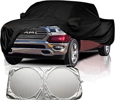 All-Weather Protection Car Cover (Fit Ram 1500) with sunscreen shield