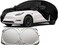 Compatible for 2020,2021,2022,2023,2024,2025 Tesla Model Y Accessories All-Weather Waterproof UV Resistant Anti Hail Car Cover with screen sheild