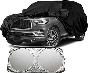 Compatible for Y62 Patrol 2010-2024 Accessories All-Weather Waterproof UV Resistant Anti Hail Car Cover sunscreen sheild