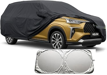 remium Protective Car Cover for Toyota Veloz, All Weather Waterproof, Dustproof, Scratch-Resistant, and Sun Protection full Car Body Cover with sunscreen sheild
