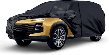 Waterproof Car Cover for Jetour Dashing Car Cover MultiLayer Bird Dropping Sun Snow Rain Storm Hail UV Protection, Driver &amp; Trunk Zipper Door, &amp; Windproof Bands, (Dashing)