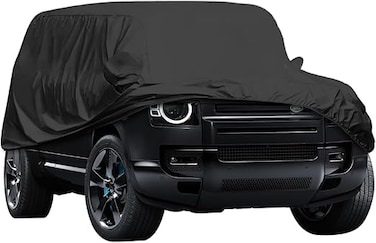 6 Layer Car Cover for Land Rover Defender Car Cover Waterproof All Weather 210T Windproof Custom Fit for Land Rover Defender 110 4-Door 2020-2023