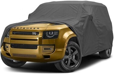Car Cover for Land Rover Defender 110 2020-2024, Car Cover Waterproof Outdoor Anti-uv Sun Rain Full Exterior Cover