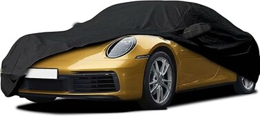 Layer Luxury Car Cover for Porsche 911 2005&ndash;2025 &ndash; Waterproof, All-Weather Protection with Zippered Door &amp; Windproof Straps &ndash; Custom Fit for Carrera, Turbo, GT3 &amp; Targa