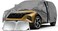 Car Cover for Hyundai Tucson 210D-PU Outdoor Full Car Cover All Weather Waterproof Windproof Sun Rain Snow Protection with Driver Door Zipper Black with sunscreen sheild