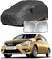 100% Dust Proof, Water Resistant Grey Car Body Cover with Mirror Pocket Compatible with Nissan Sunny with sunscreen sheild