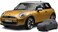 Car Cover for 2014-2025 Mini Cooper 4 Door, Waterproof Custom-fit All Weather Sun Rain UV Dust Snow Protection Outdoor Full Car Cover with Door Zipper and Cotton Lining-Grey