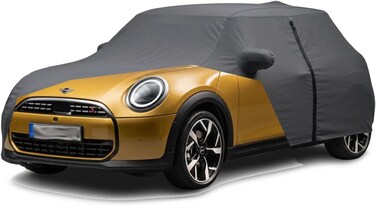 ar Cover for 2002-2025 Mini Cooper/Cooper S/Hardtop/Convertible 2-Door,Full Exterior Car Covers for Automobiles All Weather Waterproof Heavy Duty,Zipper/Cotton Rain UV Proof fit/sunscreen/duster