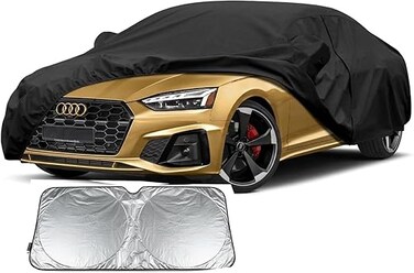 Layer Waterproof Car Cover for Audi E-tron GT 2022&ndash;2025 &ndash; Luxury All-Weather Outdoor Indoor Protection with Sunscreen sheild, Windproof Straps, UV Block, Snow Dust Hail Defense