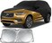 Waterproof Car Cover for 2002-2024 Volvo XC90 Car Cover Custom Fit 100% Waterproof Windproof Strap &amp; Single Door Zipper Bands for Snow Rain Dust Hail Protection with Sunscreen cover