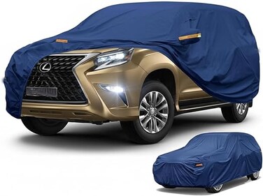 Waterproof Car Cover for 2008-2025 Lexus Car Cover LX570 / LX600 / LC200 / LC300 Land Cruiser Cover &ndash; 6 Layer. Scratch-Proof, UV Protection,