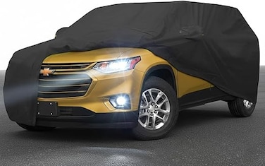 6-Layer Car Cover for Chevrolet Traverse 2009&ndash;2025 &ndash; Waterproof, Windproof, UV &amp; Hail Protection &ndash; All-Weather Outdoor/Indoor Fit