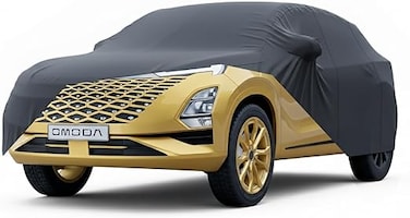 Omoda C5 Omoda E5 Car Cover All Weather Protection - Heavy Duty Waterproof, Sun UV Heat Protection, Dust &amp; Scratch Resistant   Premium Outdoor Full Car Cover with Mirror Pockets &amp; Storage Bag