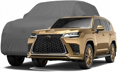 Layered Luxury SUV Car Cover for LX700h 2026 Waterproof, Windproof, UV-Resistant All-Weather Indoor/Outdoor Protection Car cover [LEXUS LX700h 2026]