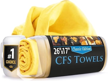 Absorber Cloth Chamois Towel - Car Synthetic Leather For Home Cleaning Pva Drying Best Wash =