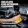 Car Nature Chamois Real Leather Large Washing Cloth Cleaning Towel Wipes Clean Cham Car Dusting Drying Towel 2 COUNT