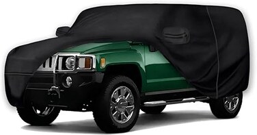 Waterproof Car Covers for Hummer H2 SUV 2002-2009 (Black) 2210T Custom 6 Layers Heavy Duty Waterproof All Weather Protection Outdoor