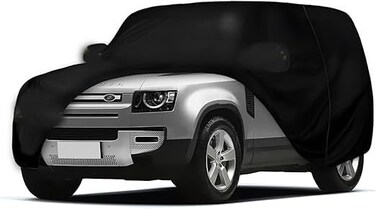 Waterproof Car Covers for 2020-2024 Land Rover Defender 90 2-Door (Black) Custom Heavy Duty Waterproof All Weather Protection Outdoor