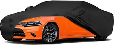Waterproof Car Covers for 2006-2025 Dodge Charger(Black) Custom Heavy Duty Waterproof All Weather Protection Outdoor